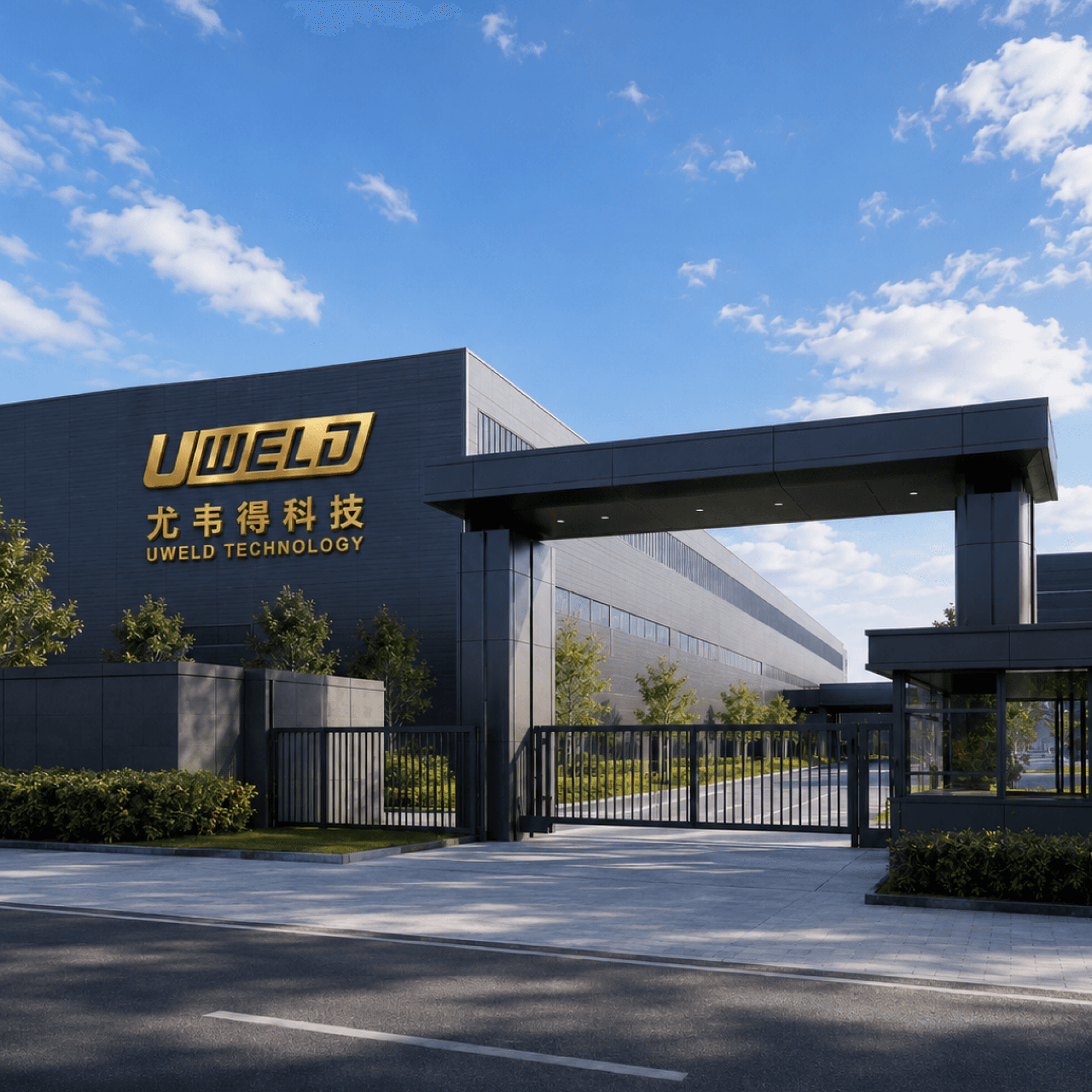 UWELD Modern Factory Panorama
