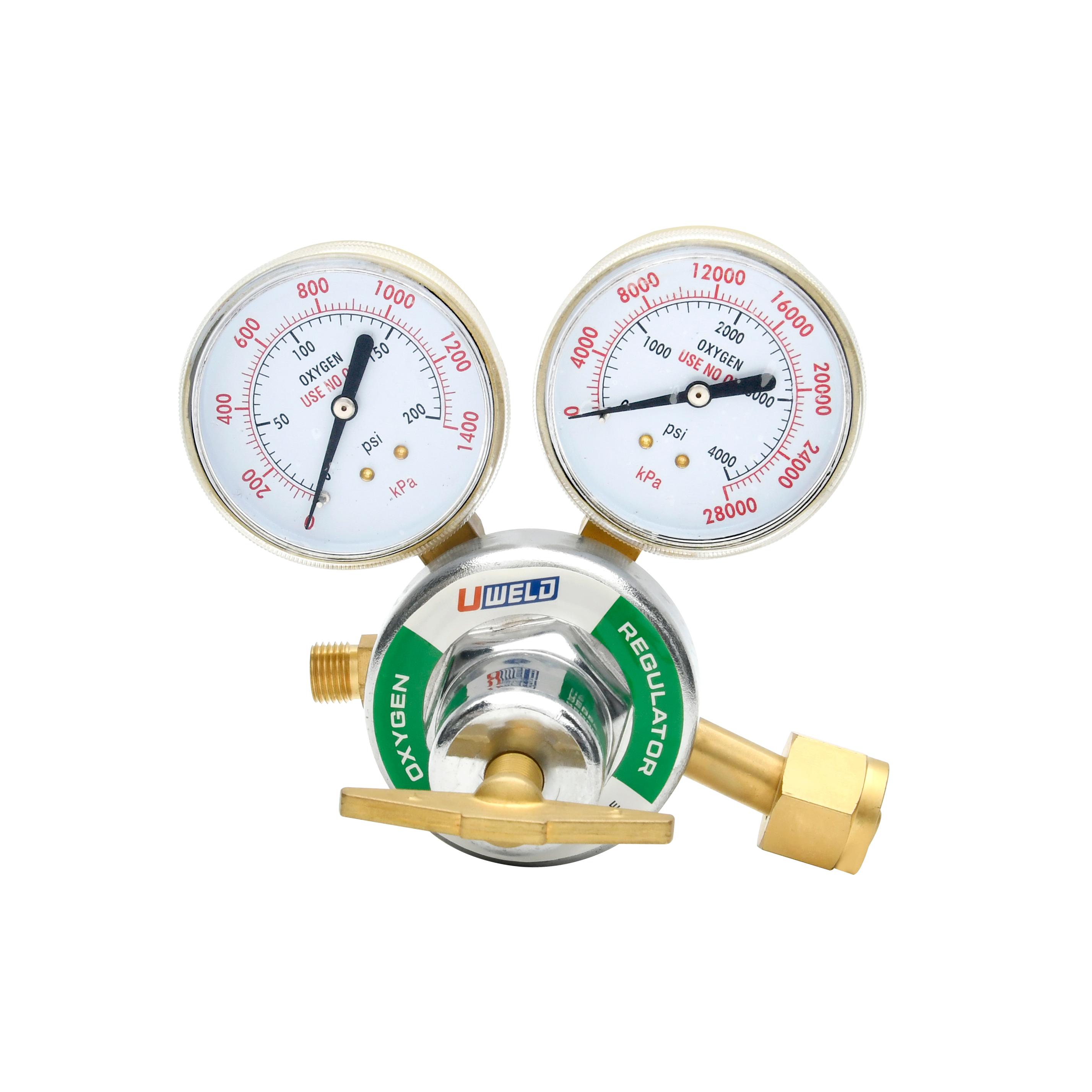 1C008-0012 Economic Oxygen Regulator CGA-540 Single Stage | UWELD