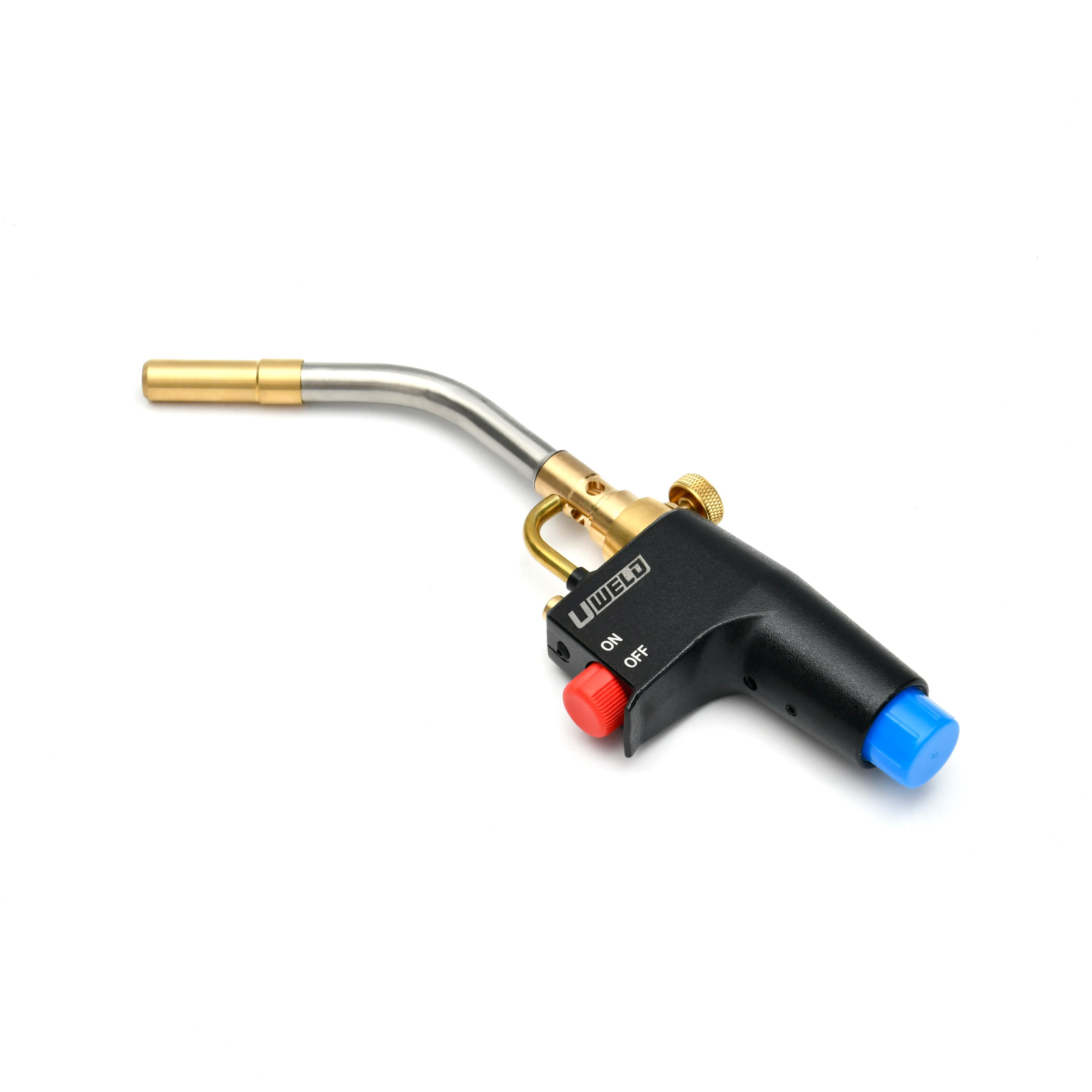 1C020-0005 Self-Ignition Hand Torch with Control Valve Aluminum Handle | UWELD