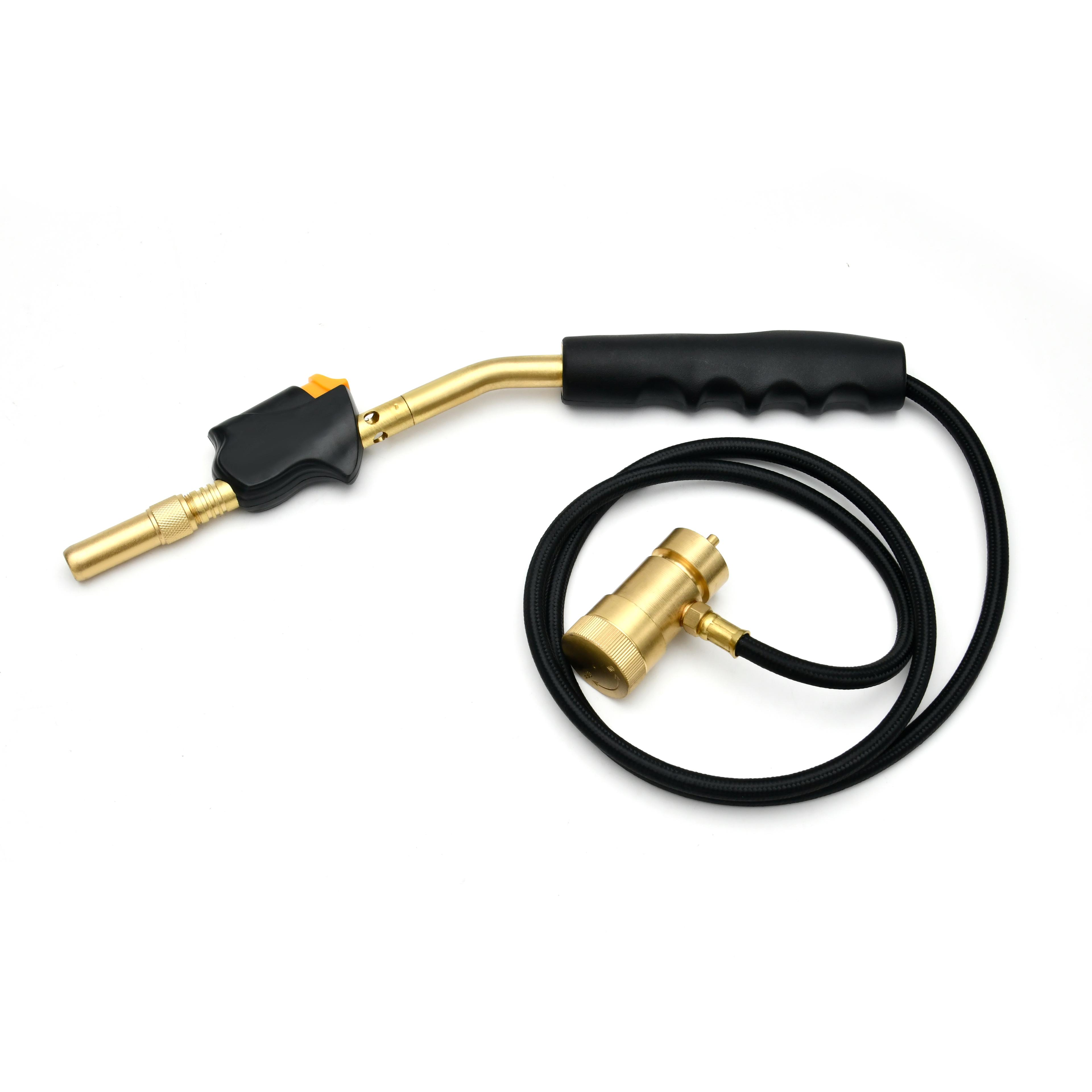 1C020-0033 MAPP Propane Hose Hand Torch 5 Ft. Swirl Flame Swivel Regulated | UWELD