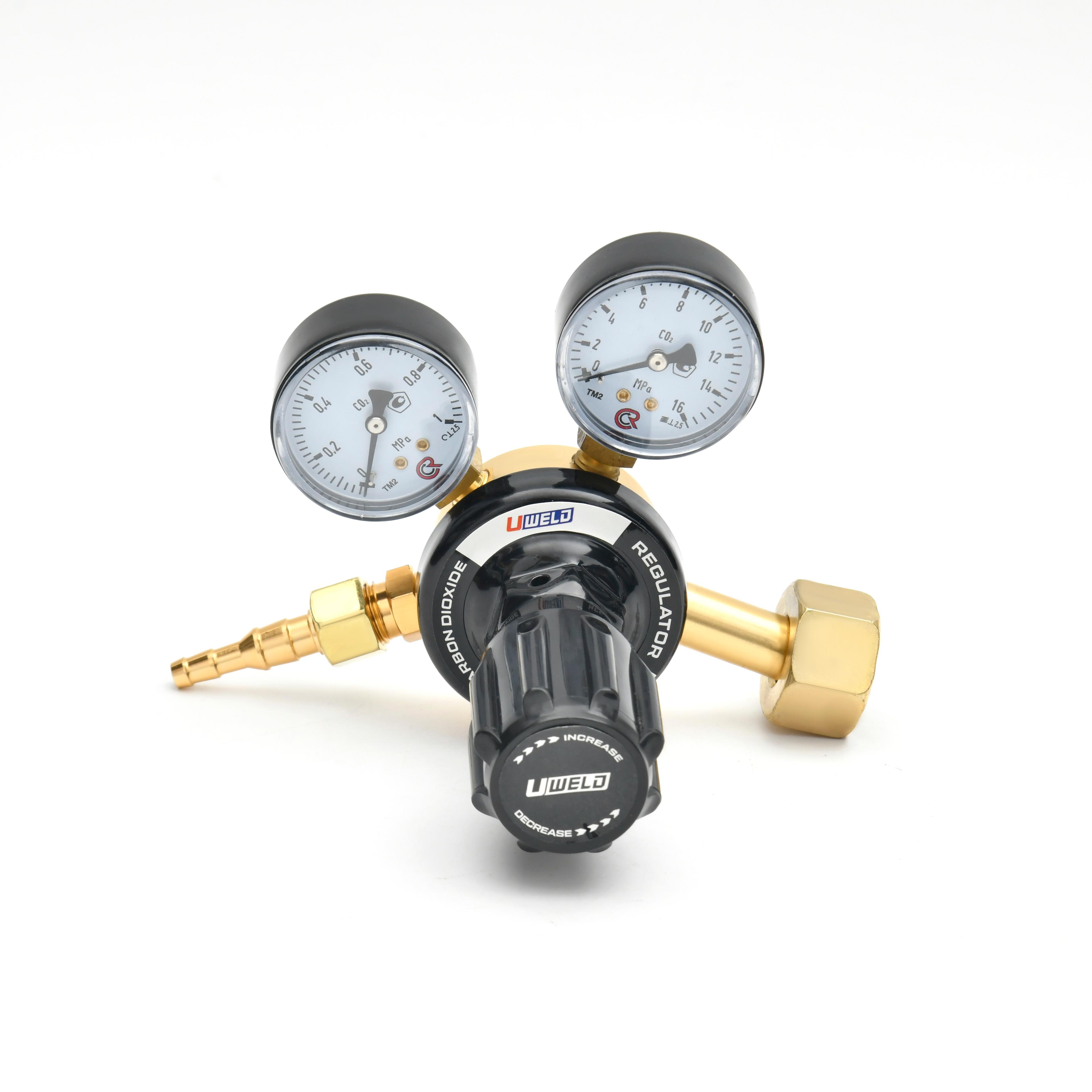 1C008-0028 Russia Style CO2 Argon Gas Pressure Regulator UW-1421 | UWELD