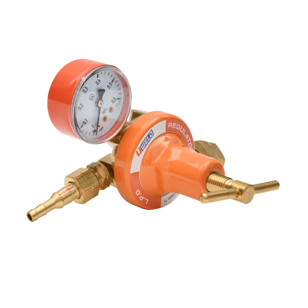 1C008-0032 Full Brass Body Propane Pressure Regulator Medium Heavy Duty | UWELD