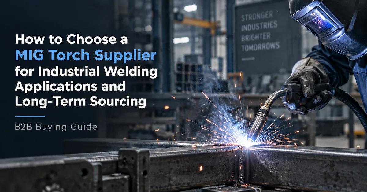 How to Choose a MIG Torch Supplier for Industrial Welding Applications and Long-Term Sourcing