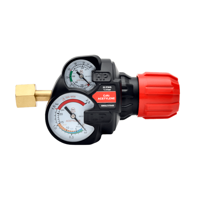 1C008-0080 Medium Acetylene Regulator Single Stage CGA-510 | Victor Style