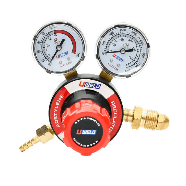 G350 Acetylene Regulator Industrial Gas Pressure Control | UWELD