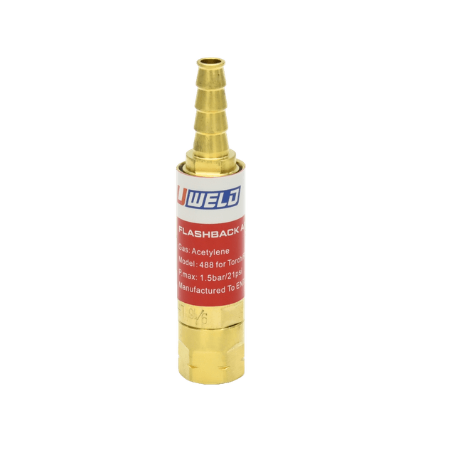 1C007-0007 L H488 Series Acetylene Flashback Arrestor for Pressure Reducer | UWELD
