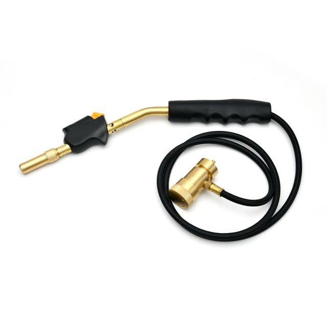 1C020-0033 MAPP Propane Hose Hand Torch 5 Ft. Swirl Flame Swivel Regulated | UWELD